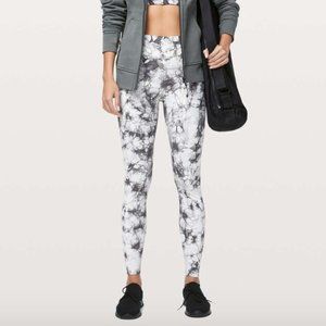 Lululemon Wunder Under High Rise Dual Shibori Antique White Baltic Grey Tights,4